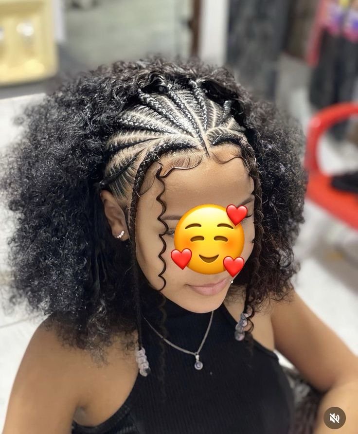 Fulani Braid with Sew-In/ Weave
